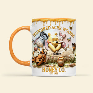 DSNY Honey Bear Happy 100 Years Of Woodland Friends - Personalized Accent Mug - Anniversary Gift For Movie Fans NL122 DSNY Honey Bear Happy 100 Years Of Woodland Friends - Personalized Accent Mug - Anniversary Gift For Movie Fans NL122