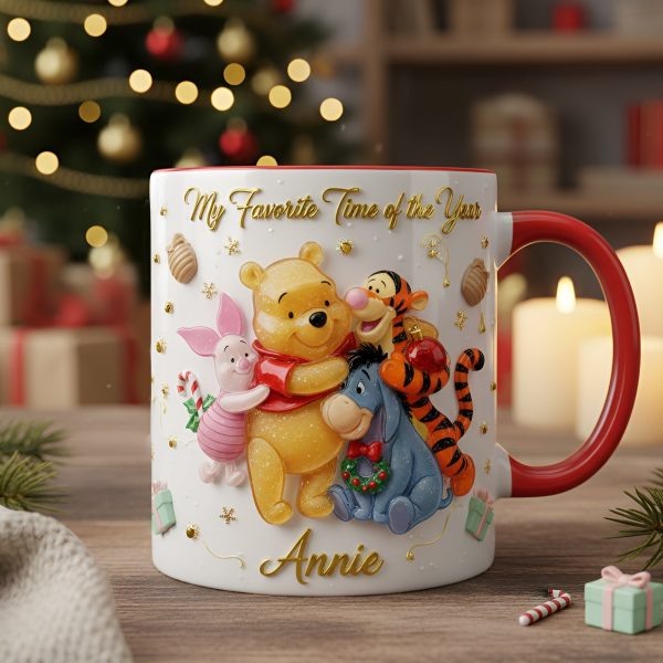 DSNY Honey Bear My Favorite Time Of The Time - Personalized Accent Mug - Gift For Fan Movies HH01