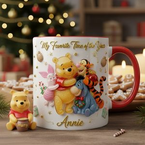 DSNY Honey Bear My Favorite Time Of The Time - Personalized Accent Mug - Gift For Fan Movies HH01