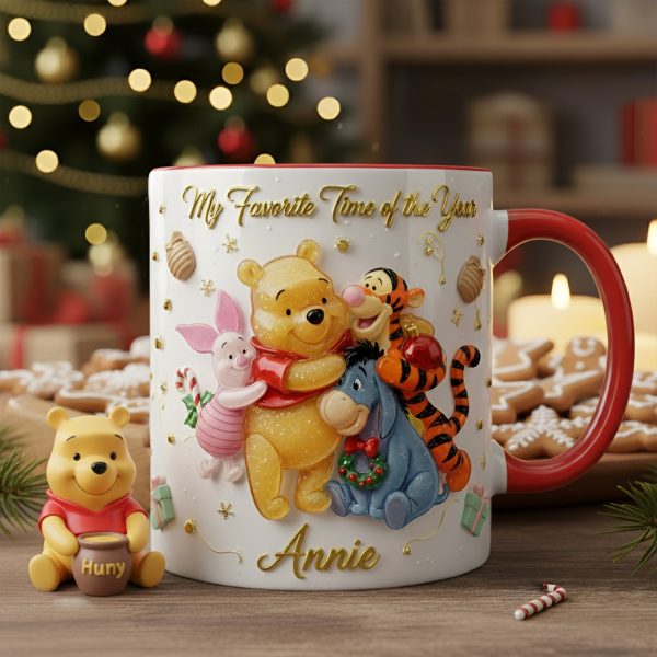 DSNY Honey Bear My Favorite Time Of The Time - Personalized Accent Mug - Gift For Fan Movies HH01