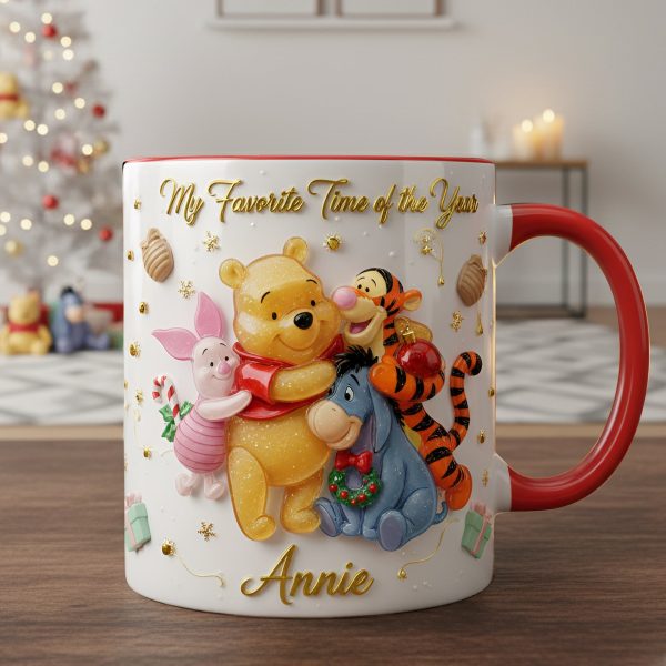 DSNY Honey Bear My Favorite Time Of The Time - Personalized Accent Mug - Gift For Fan Movies HH01