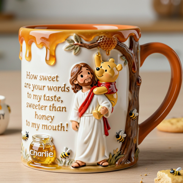 DSNY Honey Bear Sweeter Than Honey - Personalized Accent Mug - Gifts For Christians, Fan Movies HH01 DSNY Honey Bear Sweeter Than Honey - Personalized Accent Mug - Gifts For Christians, Fan Movies HH01