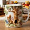 DSNY Honey Bear Tree Letter - Personalized White Edge-To-Edge Mug - Gift For Movie Fans NL122 DSNY Honey Bear Tree Letter - Personalized White Edge-To-Edge Mug - Gift For Movie Fans NL122
