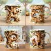 DSNY Honey Bear Tree Letter - Personalized White Edge-To-Edge Mug - Gift For Movie Fans NL122 DSNY Honey Bear Tree Letter - Personalized White Edge-To-Edge Mug - Gift For Movie Fans NL122
