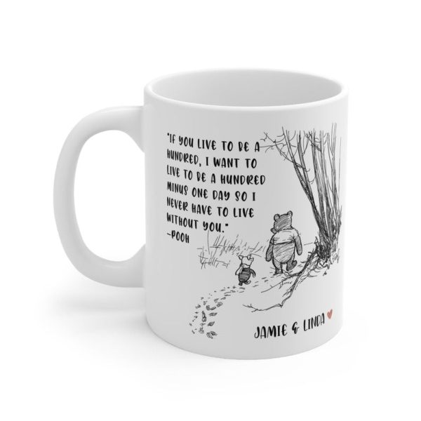 DSNY Honey Bear We'll Be Friends Forever - Personalized White Mug - Gift For Fan Movies, Friend HH01