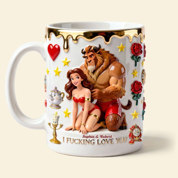 DSNY I F*cking Love You - Personalized Ceramic Mug - Gift For Couples, Movie Fans NL122 DSNY I F*cking Love You - Personalized Ceramic Mug - Gift For Couples, Movie Fans NL122