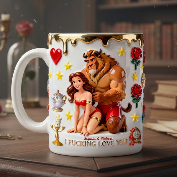 DSNY I F*cking Love You - Personalized Ceramic Mug - Gift For Couples, Movie Fans NL122 DSNY I F*cking Love You - Personalized Ceramic Mug - Gift For Couples, Movie Fans NL122