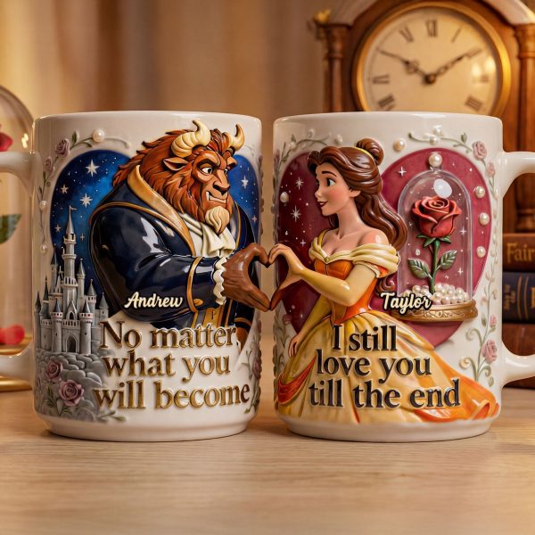 DSNY I Still Love You Till The End - Personalized White Edge-to-Edge Mug - Gift For Couple, Fan Movies HH01