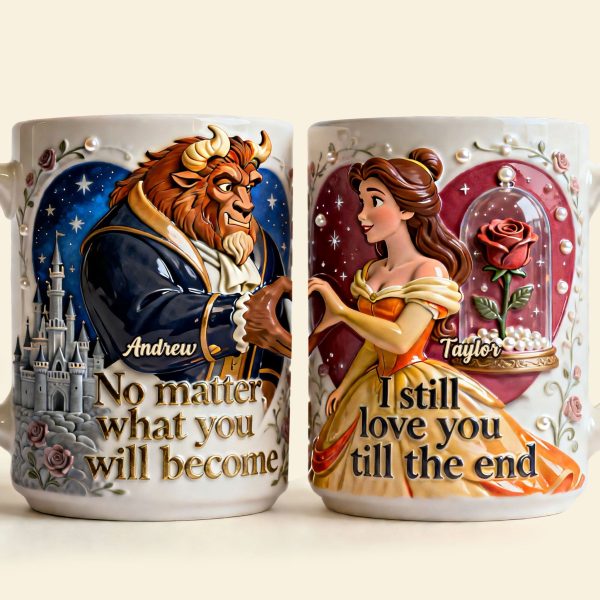 DSNY I Still Love You Till The End - Personalized White Edge-to-Edge Mug - Gift For Couple, Fan Movies HH01