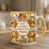 DSNY Just A Girl Who Love Honey Bear - Personalized Accent Mug - Gift For Movie Fans NL122