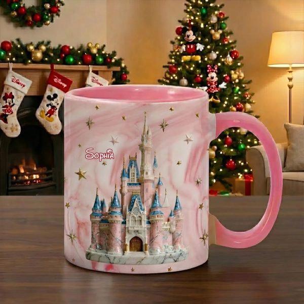 DSNY Magic Castle - Personalized Accent Mug - Gift For Daughter, Her HH01 DSNY Magic Castle - Personalized Accent Mug - Gift For Daughter, Her HH01