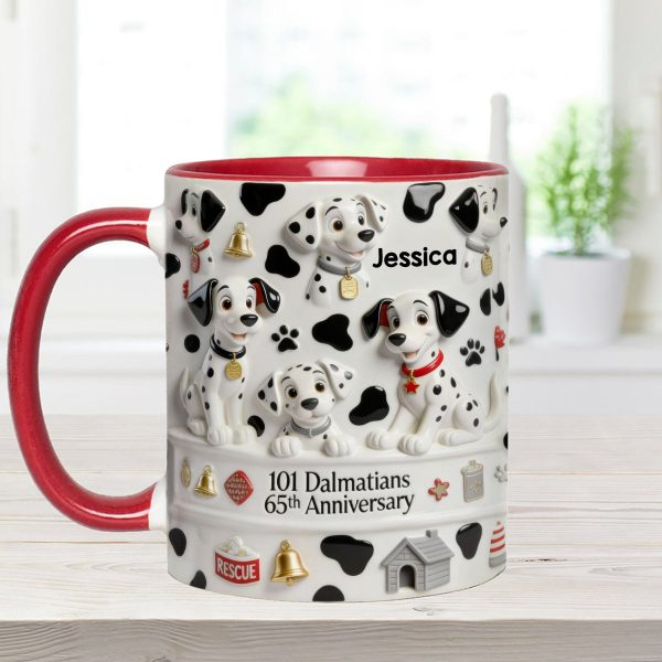DSNY One Hundred One Dogs 65th Anniversary - Personalized Accent Mug - Gift For Movie Fans Nl122