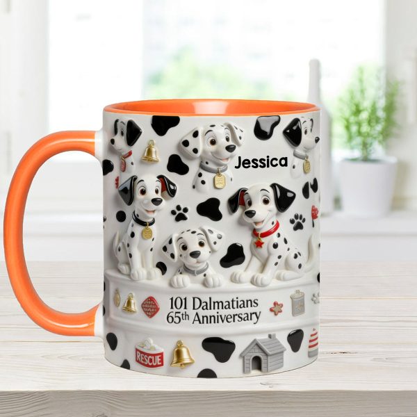 DSNY One Hundred One Dogs 65th Anniversary - Personalized Accent Mug - Gift For Movie Fans Nl122