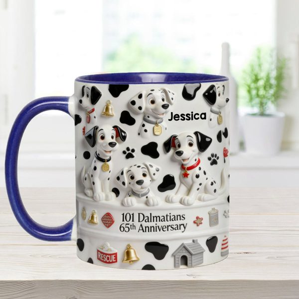 DSNY One Hundred One Dogs 65th Anniversary - Personalized Accent Mug - Gift For Movie Fans Nl122