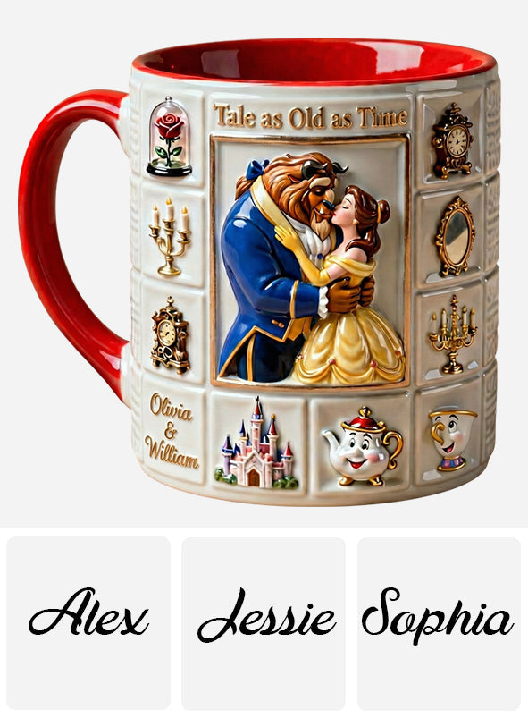 DSNY Tale As Old As Time - Personalized Accent Mug - Gift For Couples, Movie Fans NL122 DSNY Tale As Old As Time - Personalized Accent Mug - Gift For Couples, Movie Fans NL122