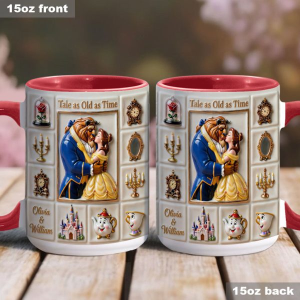 DSNY Tale As Old As Time - Personalized Accent Mug - Gift For Couples, Movie Fans NL122 DSNY Tale As Old As Time - Personalized Accent Mug - Gift For Couples, Movie Fans NL122