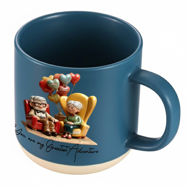 DSNY You Are My Greatest Adventure - Personalized Pottery Mug - Gift For Couples, Movie Fans NL122 DSNY You Are My Greatest Adventure - Personalized Pottery Mug - Gift For Couples, Movie Fans NL122