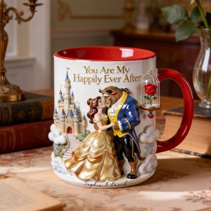 DSNY You Are My Happily Ever After - Personalized Accent Mug - Gift For Couple, Fan Movies HH01