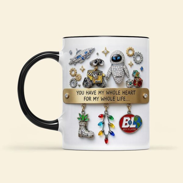 DSNY You Have My Whole Heart For My Whole Life - Personalized Accent Mug - Gift For Couple, Fan Movies | HH01 DSNY You Have My Whole Heart For My Whole Life - Personalized Accent Mug - Gift For Couple, Fan Movies | HH01