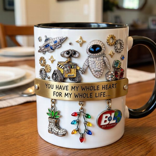 DSNY You Have My Whole Heart For My Whole Life - Personalized Accent Mug - Gift For Couple, Fan Movies | HH01 DSNY You Have My Whole Heart For My Whole Life - Personalized Accent Mug - Gift For Couple, Fan Movies | HH01