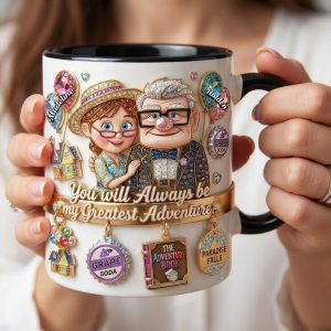 DSNY You Will Always Be My Greatest Adventure - Personalized Accent Mug - Gift For Couple HH01