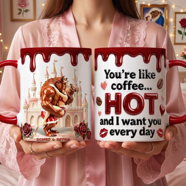 DSNY You're Like Coffee I Want Every Day - Personalized Accent Mug - Gift For Couple, Fan Movies HH01 DSNY You're Like Coffee I Want Every Day - Personalized Accent Mug - Gift For Couple, Fan Movies HH01