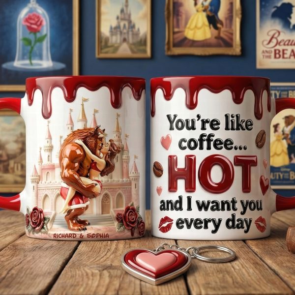 DSNY You're Like Coffee I Want Every Day - Personalized Accent Mug - Gift For Couple, Fan Movies HH01 DSNY You're Like Coffee I Want Every Day - Personalized Accent Mug - Gift For Couple, Fan Movies HH01