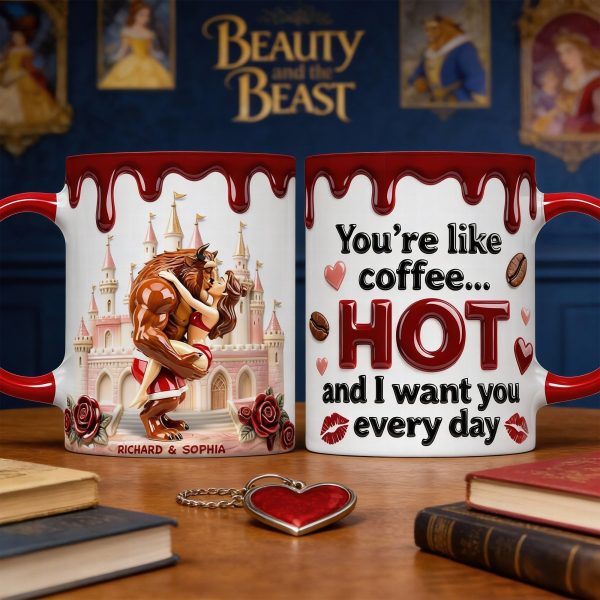 DSNY You're Like Coffee I Want Every Day - Personalized Accent Mug - Gift For Couple, Fan Movies HH01 DSNY You're Like Coffee I Want Every Day - Personalized Accent Mug - Gift For Couple, Fan Movies HH01