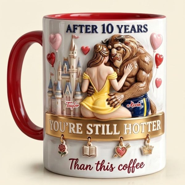 DSNY You're Still Hotter Than This Coffee - Personalized Accent Mug - Gift For Couple, Fan Movies, Anniversary HH01 DSNY You're Still Hotter Than This Coffee - Personalized Accent Mug - Gift For Couple, Fan Movies, Anniversary HH01