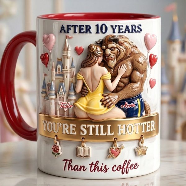 DSNY You're Still Hotter Than This Coffee - Personalized Accent Mug - Gift For Couple, Fan Movies, Anniversary HH01 DSNY You're Still Hotter Than This Coffee - Personalized Accent Mug - Gift For Couple, Fan Movies, Anniversary HH01