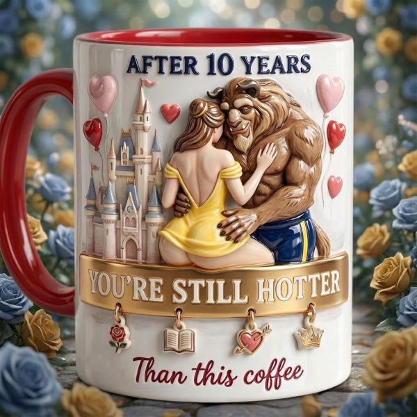 DSNY You're Still Hotter Than This Coffee - Personalized Accent Mug - Gift For Couple, Fan Movies, Anniversary HH01 DSNY You're Still Hotter Than This Coffee - Personalized Accent Mug - Gift For Couple, Fan Movies, Anniversary HH01