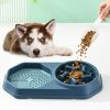 Dual Slow Feeder & Lick Mat Bowl