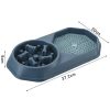 Dual Slow Feeder & Lick Mat Bowl