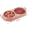 Dual Slow Feeder & Lick Mat Bowl
