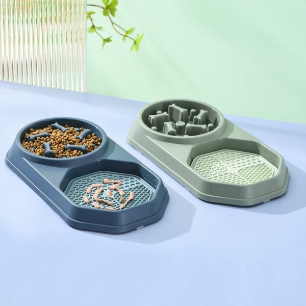 Dual Slow Feeder & Lick Mat Bowl