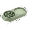 Dual Slow Feeder & Lick Mat Bowl