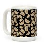 Dumplings Pattern Black Coffee Mug