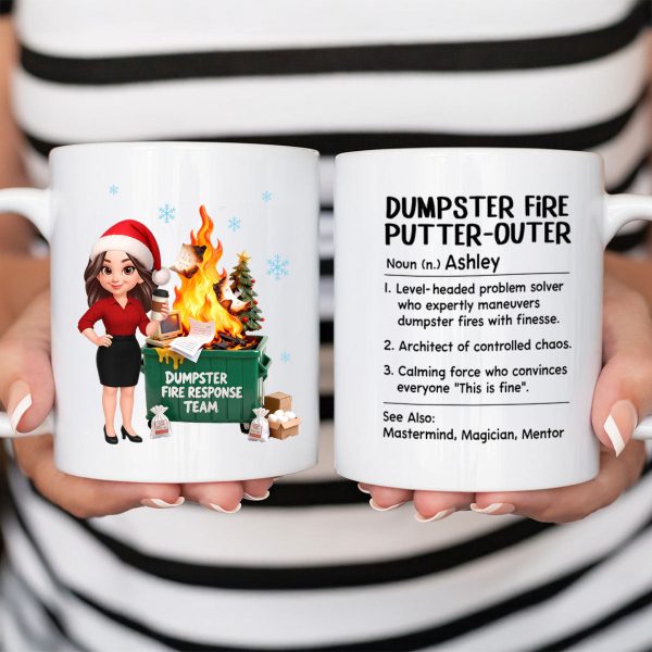 Dumpster Fire Putter-Outer Definition - Personalized Mug - Funny Gift For Coworkers, Boss, Supervisor Dumpster Fire Putter-Outer Definition - Personalized Mug - Funny Gift For Coworkers, Boss, Supervisor