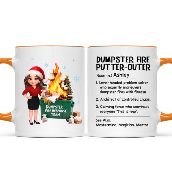 Dumpster Fire Putter-Outer Definition - Personalized Mug - Funny Gift For Coworkers, Boss, Supervisor Dumpster Fire Putter-Outer Definition - Personalized Mug - Funny Gift For Coworkers, Boss, Supervisor