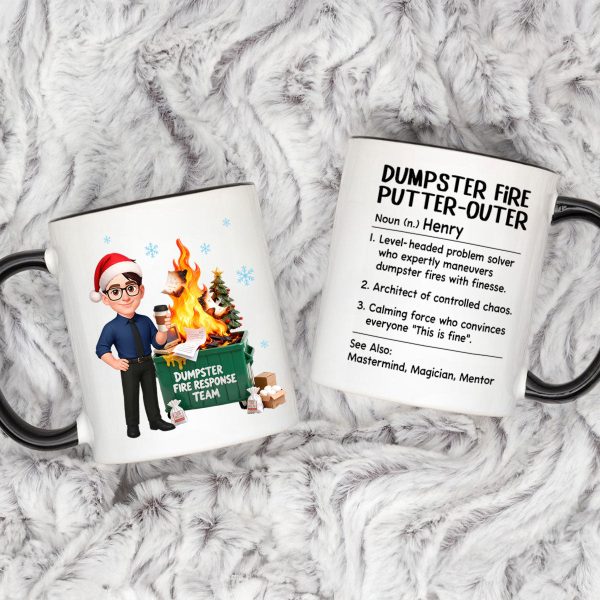 Dumpster Fire Putter-Outer Definition - Personalized Mug - Funny Gift For Coworkers, Boss, Supervisor Dumpster Fire Putter-Outer Definition - Personalized Mug - Funny Gift For Coworkers, Boss, Supervisor