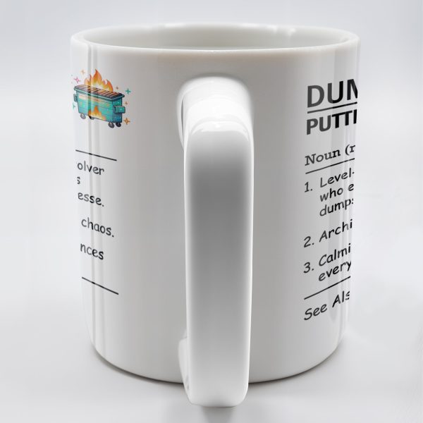 Dumpster Fire Putter-Outer For Colleagues And Friends - Personalized Custom Coffee Mug - COL101_MG Dumpster Fire Putter-Outer For Colleagues And Friends - Personalized Custom Coffee Mug - COL101_MG