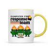Dumpster Fire Response Team - Personalized Mug - Funny Christmas Gift, White Elephant Gift for Coworkers, Boss