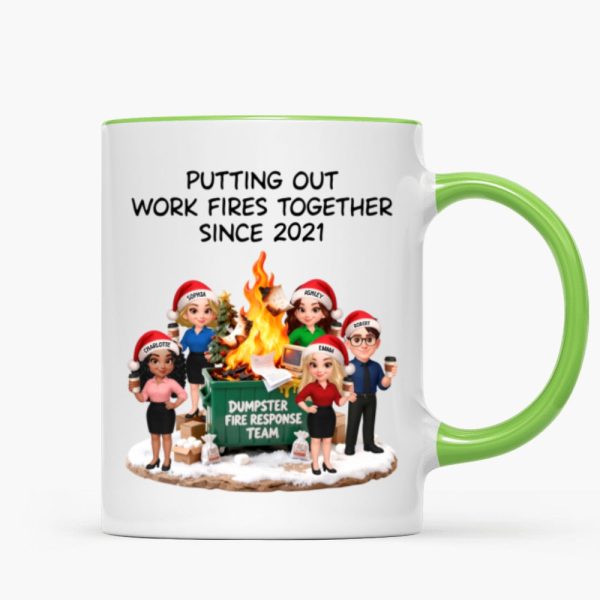 Dumpster Fire Response Team - Personalized Mug - Funny Gift For Coworkers, Work Besties Dumpster Fire Response Team - Personalized Mug - Funny Gift For Coworkers, Work Besties