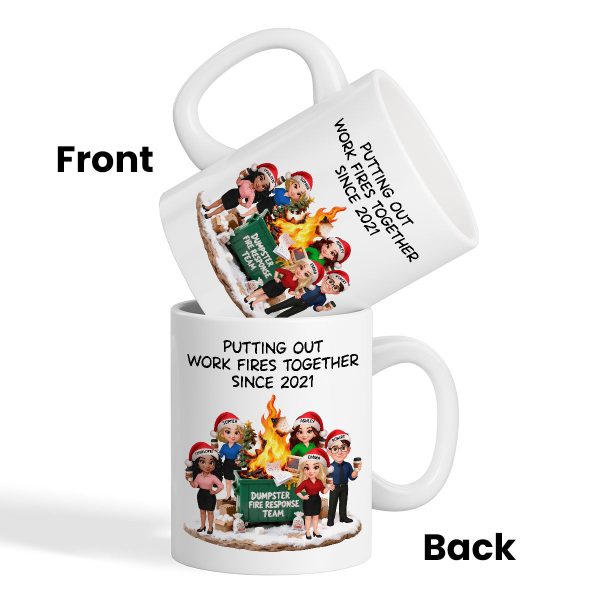 Dumpster Fire Response Team - Personalized Mug - Funny Gift For Coworkers, Work Besties Dumpster Fire Response Team - Personalized Mug - Funny Gift For Coworkers, Work Besties