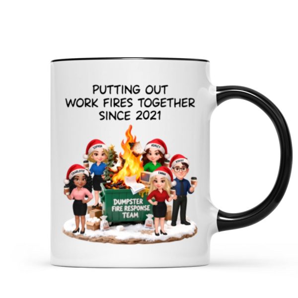 Dumpster Fire Response Team - Personalized Mug - Funny Gift For Coworkers, Work Besties Dumpster Fire Response Team - Personalized Mug - Funny Gift For Coworkers, Work Besties