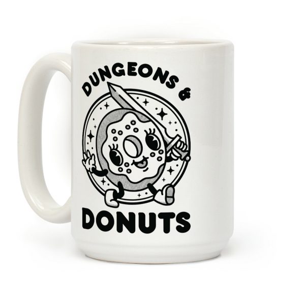Dungeons and Donuts Coffee Mug Dungeons and Donuts Coffee Mug