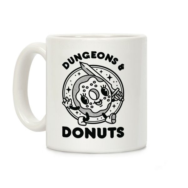 Dungeons and Donuts Coffee Mug Dungeons and Donuts Coffee Mug