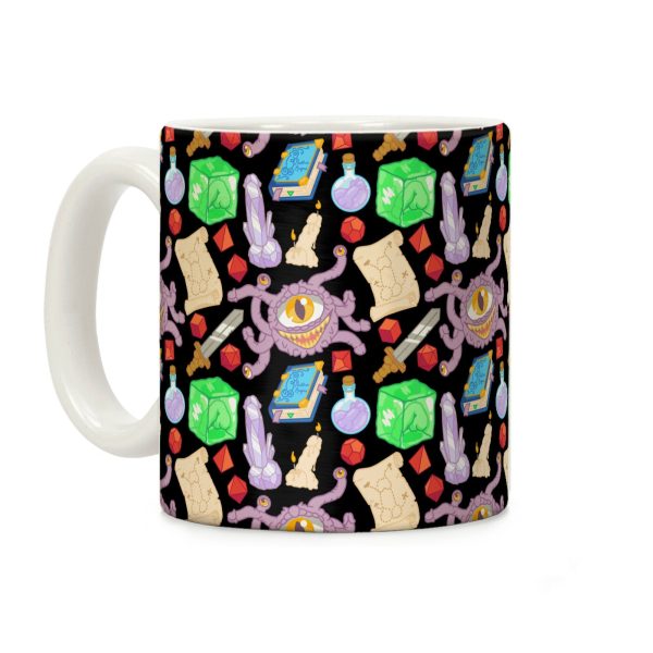 Dungeons and Dragons Hidden Peen Pattern Coffee Mug Dungeons and Dragons Hidden Peen Pattern Coffee Mug