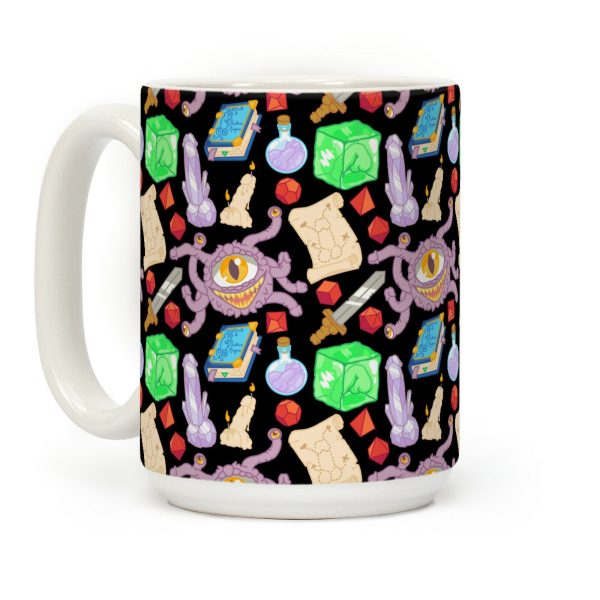Dungeons and Dragons Hidden Peen Pattern Coffee Mug Dungeons and Dragons Hidden Peen Pattern Coffee Mug