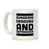 Dungeons, Dragons and Depression Coffee Mug Dungeons, Dragons and Depression Coffee Mug